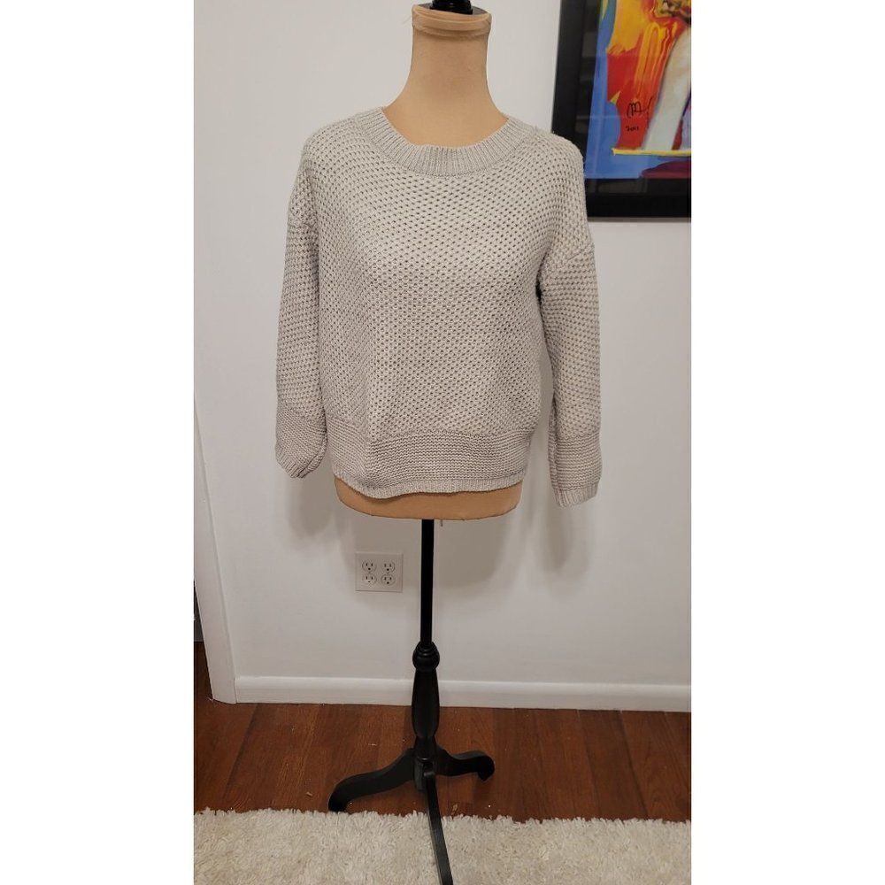Elodie Stitch Back Crop Sweater X-Small